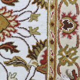 Boulevarde Rugs Ivory &amp; Cream Kashan Wool-Blend Rug