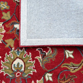 Boulevarde Rugs Red &amp; Cream Kashan Wool-Blend Rug