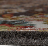 Boulevarde Rugs Grey &amp; Cream Vicco Kashan Round Wool-Blend Rug