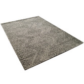 Boulevarde Rugs Charcoal Newcastle Hand-Tufted Wool-Blend Rug