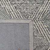 Boulevarde Rugs Charcoal Newcastle Hand-Tufted Wool-Blend Rug