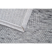 Boulevarde Rugs Ash Grey Blocks Hand-Woven Wool Rug