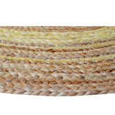 Boulevarde Rugs Natural &amp; Ivory Ripple Hand-Woven Round Rug