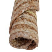 Boulevarde Rugs Natural &amp; Ivory Ripple Hand-Woven Round Rug
