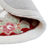 Boulevarde Rugs Red Avalon Hand-Tufted Wool Round Rug