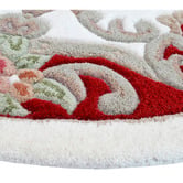 Boulevarde Rugs Red Avalon Hand-Tufted Wool Round Rug