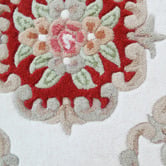 Boulevarde Rugs Red Avalon Hand-Tufted Wool Round Rug