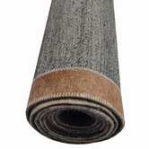 Boulevarde Rugs Charcoal &amp; Brown Signature Hand-Woven Rug