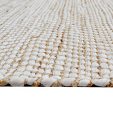 Boulevarde Rugs Natural Jamaica Duat Hand-Woven Jute Rug