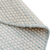 Boulevarde Rugs Aqua Boondi Hand-Woven Wool Round Rug