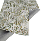 Boulevarde Rugs Green Lines Hand-Tufted Wool Rug
