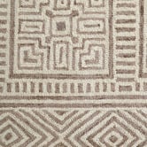 Boulevarde Rugs Sand Maze Hand-Tufted Wool Rug