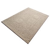 Boulevarde Rugs Sand Maze Hand-Tufted Wool Rug