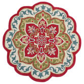 Boulevarde Rugs Red Petals Hand-Tufted Wool Rug