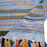 Boulevarde Rugs Multi-Coloured Mizo Hand-Woven Cotton Rug
