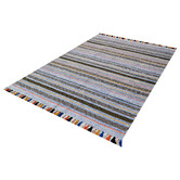 Boulevarde Rugs Multi-Coloured Mizo Hand-Woven Cotton Rug
