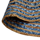 Boulevarde Rugs Spiral Hand-Woven Jute &amp; Cotton Round Rug