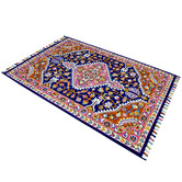 Boulevarde Rugs Navy Lyon Hand-Tufted Wool Rug