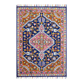Boulevarde Rugs Navy Lyon Hand-Tufted Wool Rug