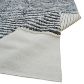 Boulevarde Rugs Ivory &amp; Charcoal Indra Wool Rug