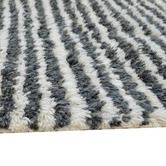 Boulevarde Rugs Ivory &amp; Charcoal Indra Wool Rug