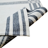 Boulevarde Rugs Ivory &amp; Charcoal Bushra Wool Rug