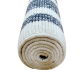 Boulevarde Rugs Ivory &amp; Charcoal Bushra Wool Rug