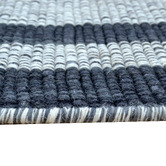 Boulevarde Rugs Charcoal &amp; Ivory Bushra Wool Rug