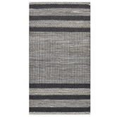Boulevarde Rugs Charcoal Lima Hand-Woven Wool &amp; Jute Rug