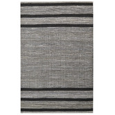 Boulevarde Rugs Charcoal Lima Hand-Woven Wool &amp; Jute Rug