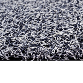 Boulevarde Rugs White &amp; Black Cozy Rubber Doormat