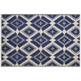 Boulevarde Rugs Blue Chatai Reversible Doormat