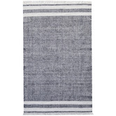 Boulevarde Rugs Charcoal Richmond Flat-Woven Reversible Rug