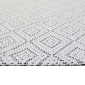 Boulevarde Rugs Ivory Geo Hand-Woven Wool Rug