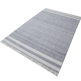 Boulevarde Rugs Ash Grey Richmond Flat-Woven Reversible Rug