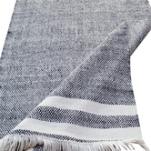 Boulevarde Rugs Charcoal Richmond Flat-Woven Reversible Rug