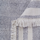 Boulevarde Rugs Ash Grey Richmond Flat-Woven Reversible Rug