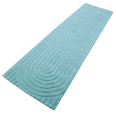 Boulevarde Rugs Cashmere Blue Pavi Hand-Tufted Wool Runner