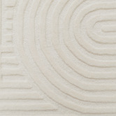 Boulevarde Rugs Ivory Pavi Hand-Tufted Wool Runner