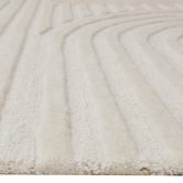 Boulevarde Rugs Ivory Pavi Hand-Tufted Wool Runner