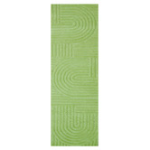 Boulevarde Rugs Pista Green Pavi Hand-Tufted Wool Runner
