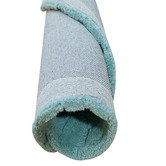 Boulevarde Rugs Cashmere Blue Pavi Hand-Tufted Wool Round Rug