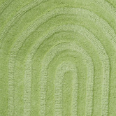 Boulevarde Rugs Pista Green Pavi Hand-Tufted Wool Runner