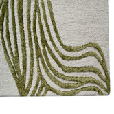 Boulevarde Rugs Sea Green Theron Hand-Tufted Wool &amp; Viscose Rug