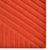 Boulevarde Rugs Rust Illusion Hand-Tufted Wool Rug