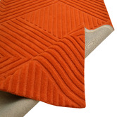 Boulevarde Rugs Rust Illusion Hand-Tufted Wool Rug