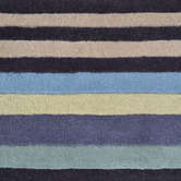 Boulevarde Rugs Multicoloured Striped Hand-Tufted Wool Rug