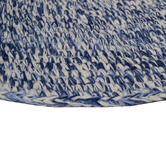 Boulevarde Rugs Navy Orbit Hand-Woven Indoor/Outdoor Round Rug