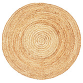 Boulevarde Rugs Tribal Hand-Woven Jute Round Rug