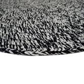 Boulevarde Rugs Black Orbit Hand-Woven Indoor/Outdoor Round Rug